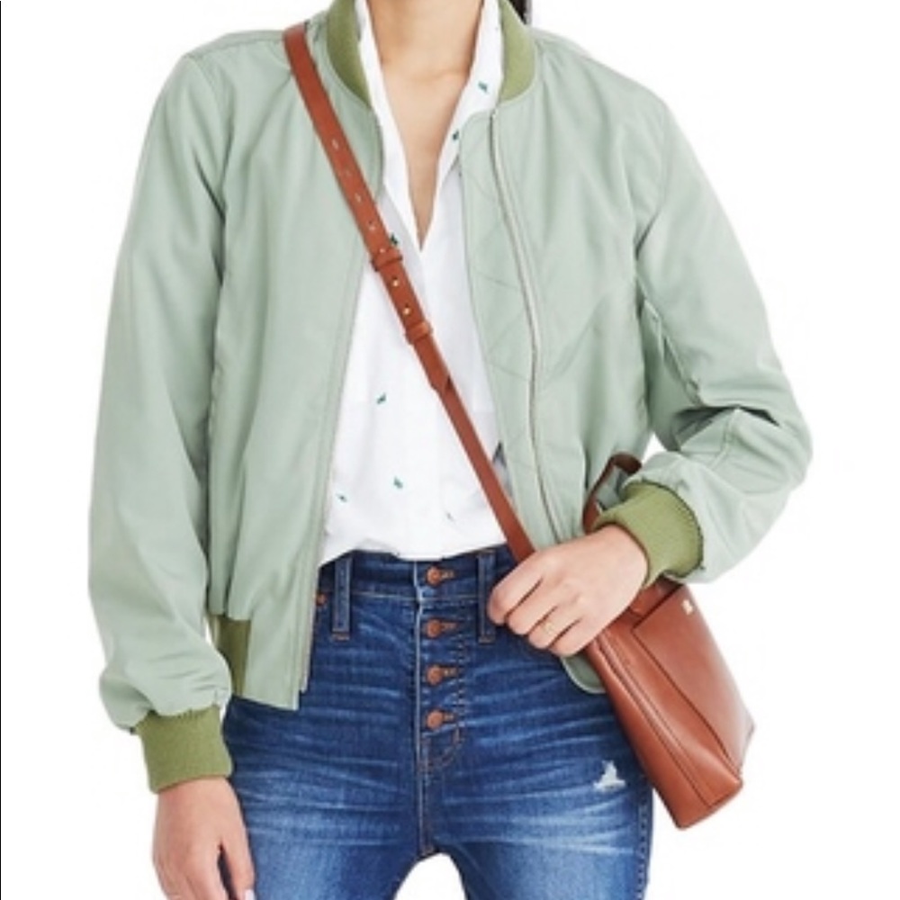 Madewell Side Zip Bomber Jacket